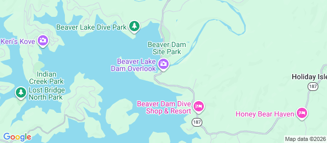 Beaver Lake Dam Overlook
