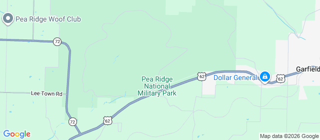 Pea Ridge Federal Battlefield Line