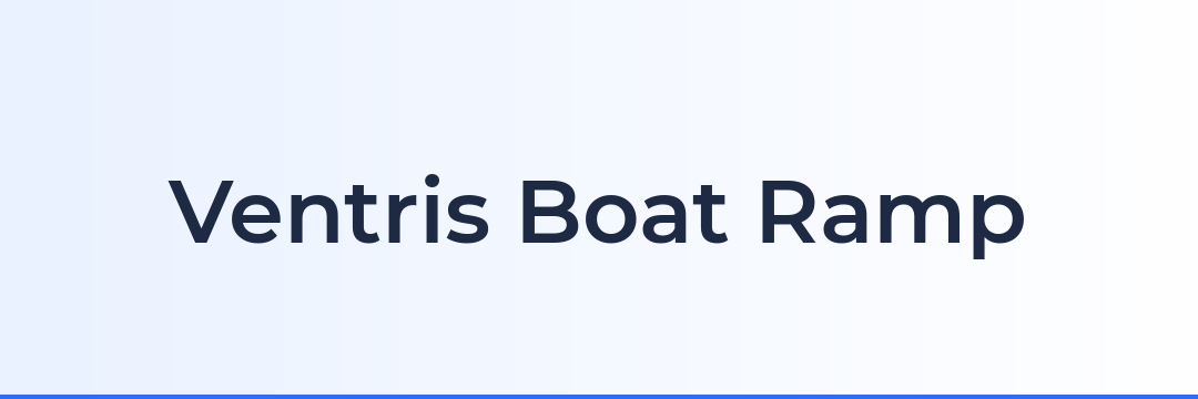 Ventris Boat Ramp