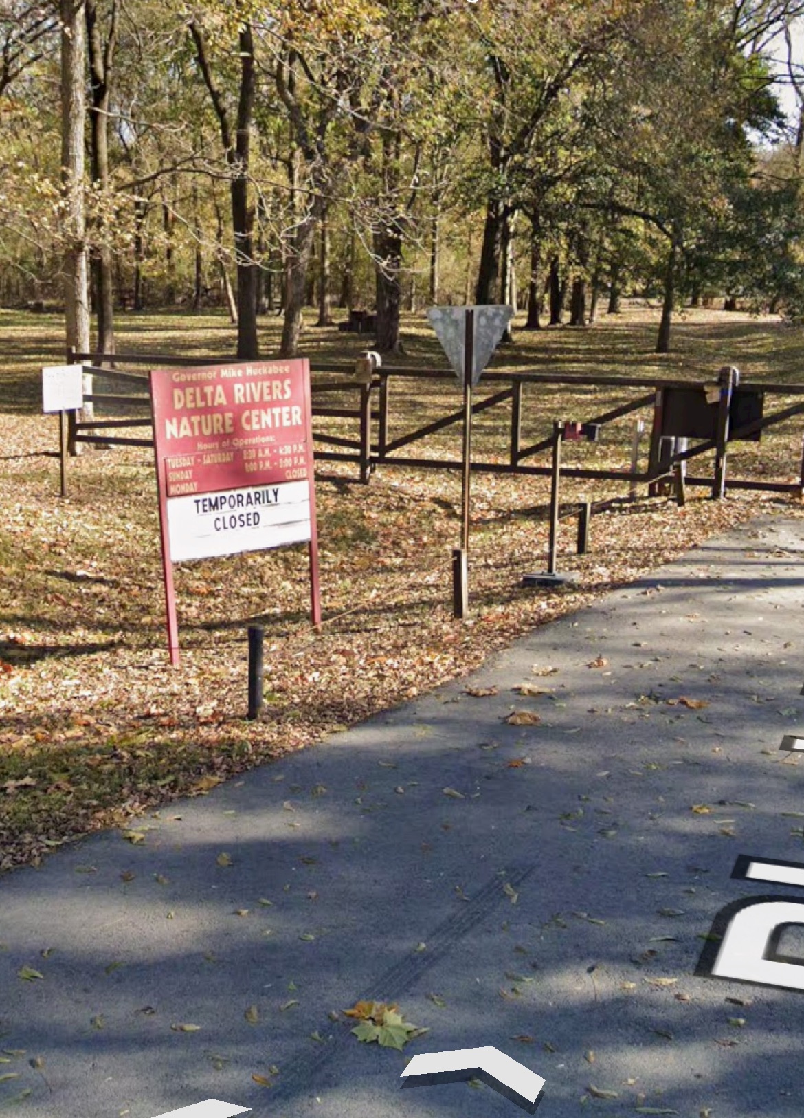 Nature Center sign