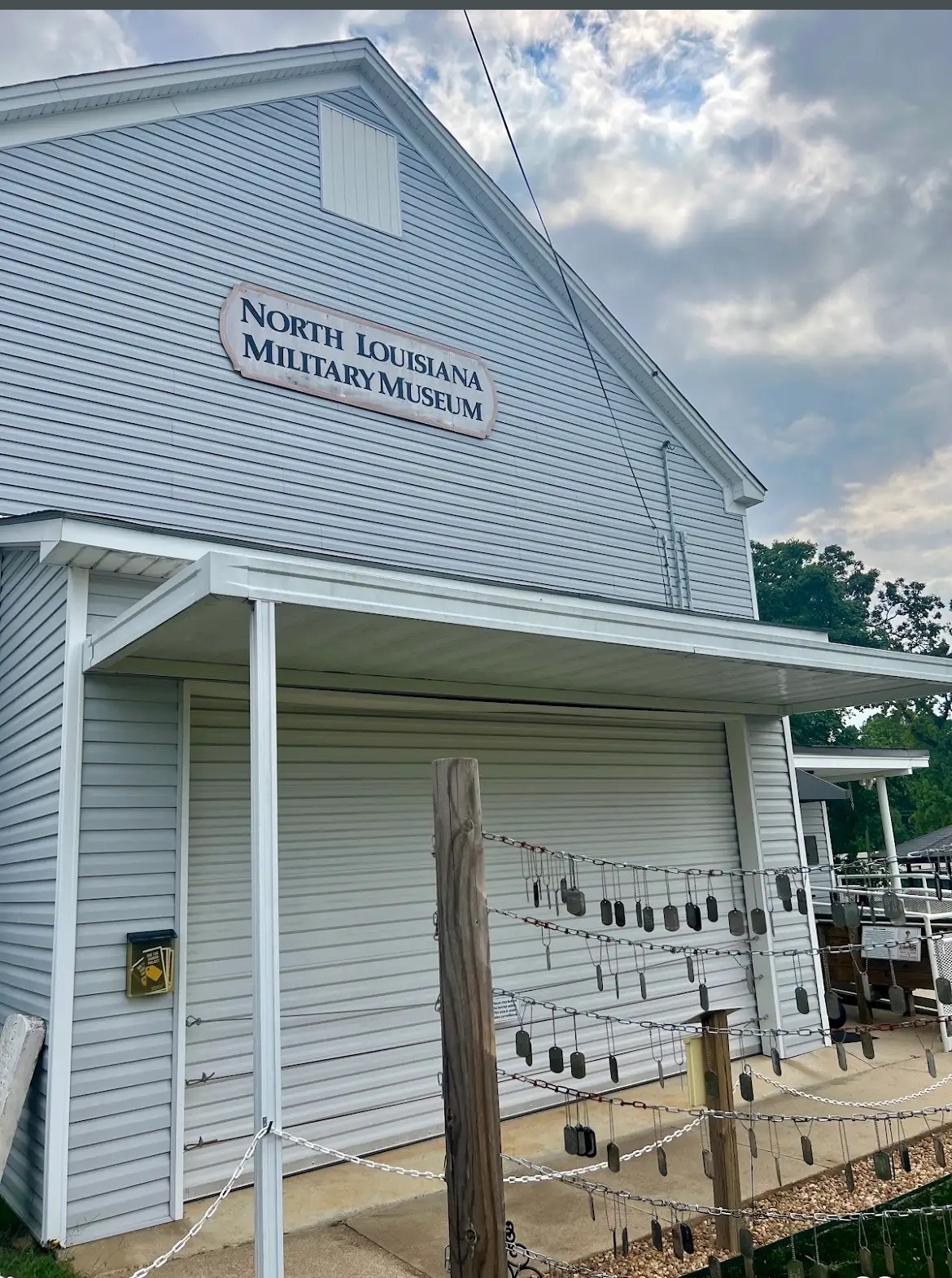 North Louisiana Military Museum sign