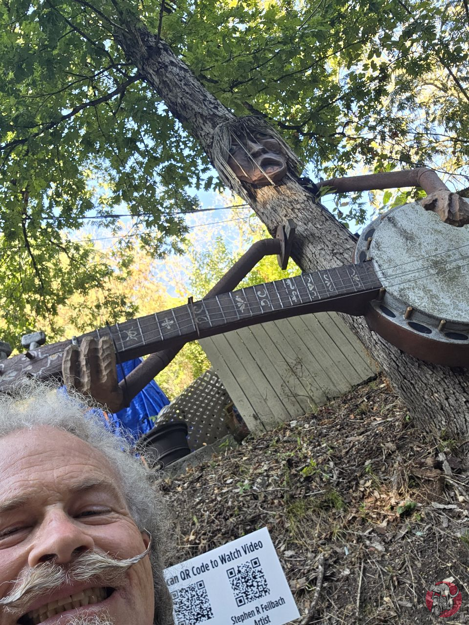 Billy the Banjo Guy – Stephen R. Feilbach Sculpture Trail