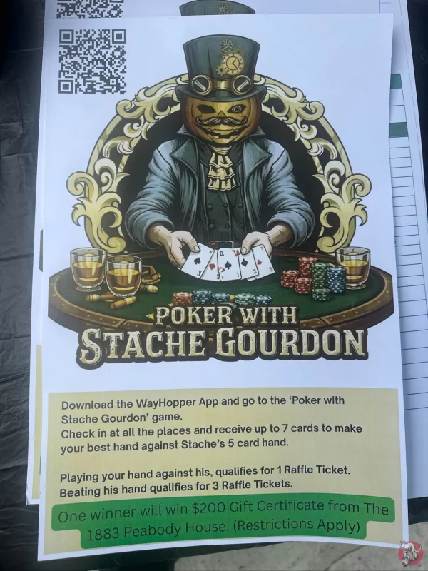 9am to 3:30pm - Poker with Stache Gourdon photo 1