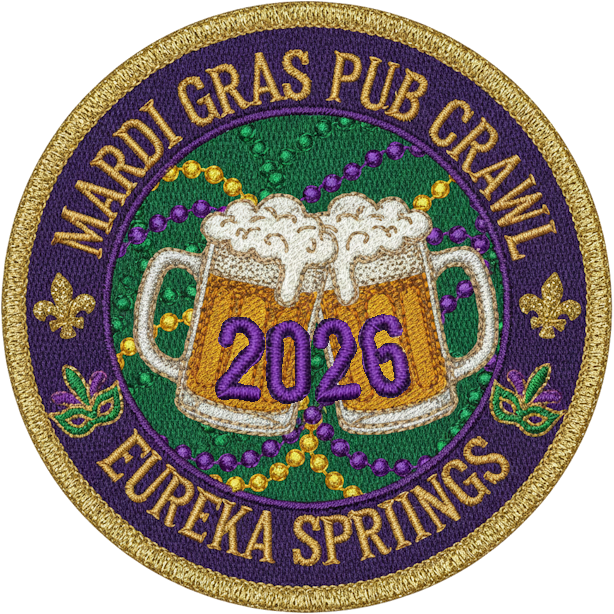Mardi Gras Pub Crawl Eureka Springs 2026