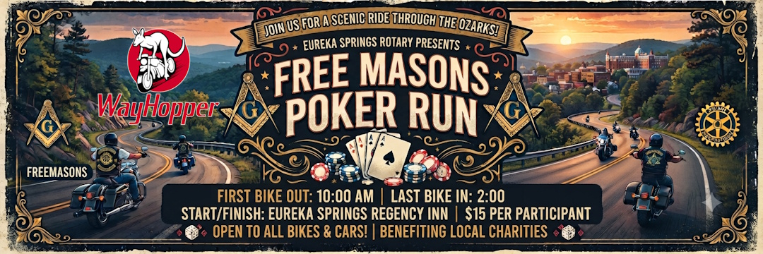 Masons Poker Run - Eureka Springs Rotary