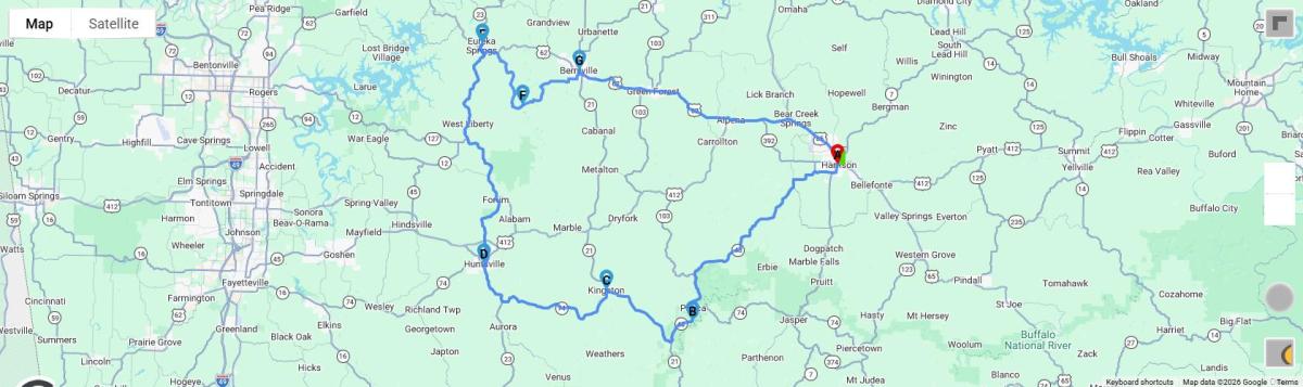 Eureka Springs Backroads